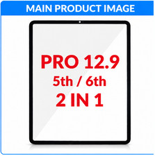 G+OCA Pro iPad Pro 12.9 5th 6th Gen Front Glass OCA Pre-Applied Replacement Blac picture