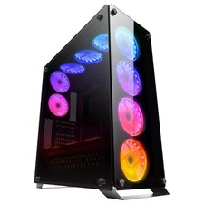 Full Tower Gaming RGB ATX Micro-ATX Mini ITX Tower Cabinet Computer PC picture