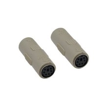 Mini DIN6 6 pin Female/Female F/F PS/2 PC Keyboard Mouse Gender Changer Adapter picture