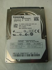 250GB TOSHIBA SATA LAPTOP 2.5