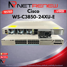 Cisco Catalyst WS-C3850-24XU-E 24 Port  Network Switch Multigig UPoE picture