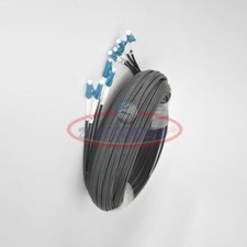 Butterfly 4 Cores Outdoor FTTH Fiber Optic Drop Cable SM LC UPC Patch Cord 50M picture