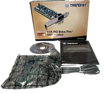 TRENDnet 56k High Speed Internal PCI Data Fax Voice Modem TFM-PCIV92A  picture