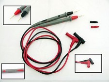 1 Pair Ultra sharp pointed Probe Test Leads Pin Cable 20A For Multimeter Meter picture