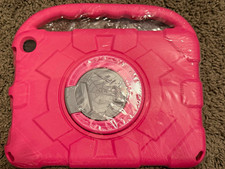 Pink Rugged Shockproof Case w/ Handle & Integrated Stand for Apple iPad 2024 picture