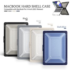 For Apple MacBook Air 13.6 2022 Pro 14 16 Luxury Kickstand Shockproof Clear Case picture