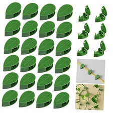 QRWT 30 Pieces Plant Climbing Wall Fixture Clips Self 30Pcs-Leaf Shaped picture