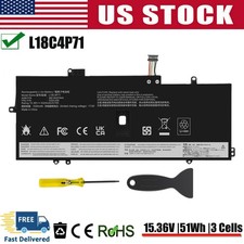 L18C4P71 L18L4P71 L18M4P72 Battery For Lenovo ThinkPad X1 Carbon 7th 8th Gen 51W picture