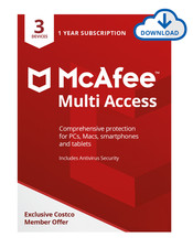 1 year McAfee Multi Acess Protection for 3 device 2026 E-delivery picture