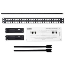 Belden AX103121 48 Port 1U Flat KeyConnect Patch Panel Black picture