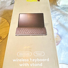 heyday Wireless Keyboard w/ Stand for Tablets Bluetooth QWERTY English Black picture