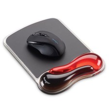 Kensington Duo Gel Mouse Pad with Wrist Rest - Red (K62402AM) picture