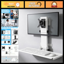 Foldable Wall Mount Computer Workstation, 26