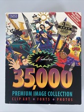 IMSI Software PC Masterclips 35000 Premium Image Collection 2 CDs Vintage 1996 picture