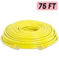 Yellow Cat5e Cable RJ45 Ethernet Patch Cord Router Cable LAN Network Wire Lot picture