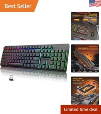 Wireless Gaming Keyboard with RGB Backlighting & 25 Keys Anti-Ghosting - K521KS picture