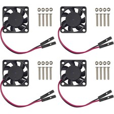30mm Fan 5V 3.3V DC Quiet Fan for Raspberry Pi 5 4 3B+ 3007 (4-Sets) picture