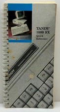 1986 Tandy 1000 SX Quick Reference Guide Manual Book picture