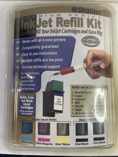 Stratitec Premium InkJet Refill Kit 275ml Universal Color & Black Ink Sealed NOS picture