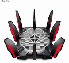 TP-LINK Archer AX11000 Tri-Band Wi-Fi 6 Gaming Router 4804Mbps WPA3/ NO CABLES picture