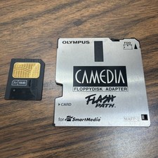 Olympus Camedia Flash Path Floppy Disk Adapter MAFP-2 w/ 3V 16MB SmartMedia Card picture