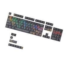 Clear PC Gaming Keycaps Full Set 115 Keys Original Profile Shine Through picture