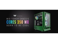 Thermaltake Ceres 350 MX Racing Green Mid Tower ATX Case; 3 Pre-installed ARGB F picture