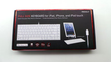 Macally Full Size Keyboard for iPad, iPhone and iPod Touch IKEYLT- NEW OEPN BOX picture