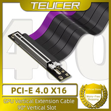 TEUCER GP-16 PCI-E 4.0 X16 Riser Cable Video Card Extension Shielded Flexible 90 picture