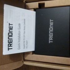 TRENDnet TFC PGSFP Gigabit PoE Fiber Media Converter 100 1000BASE SFP Compati... picture