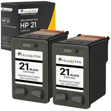 Replacement for HP 21 Black Ink Cartridge Compatible C9351AN for HP Deskjet 2PK picture