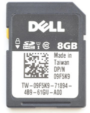 Dell 9F5K9 8GB iDRAC vFlash Class 10 SD Card Module 13 Gen Dell R630 R730 09F5K9 picture