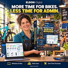 Bike Shop Software USB Multi-User Bicycle E-Bike Repair Service Manager Win Mac picture