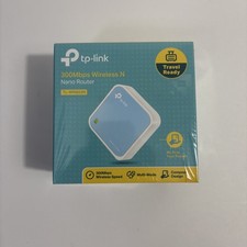 TP Link N300 Wireless Portable Nano Travel Router (TL WR802N) WiFi Bridge -NEW- picture