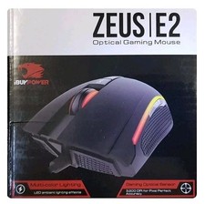 iBUYPOWER Zeus E2 Optical Gaming Mouse Wired 3200 DPI Multi-Color Lighting USB picture