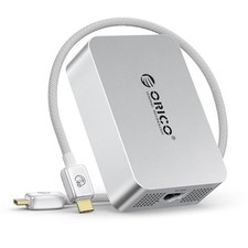 ORICO 10 Gigabit Ethernet Adapter, USB C to Only Silver picture