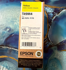 Epson Genuine T49M4 Yellow Ink Refill Bottle for SC-F570 F170 C13T49M420 picture