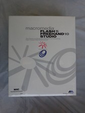 Macromedia Flash 5 Freehand 10 Studio for Mac (New Factory Sealed Retail Box) picture