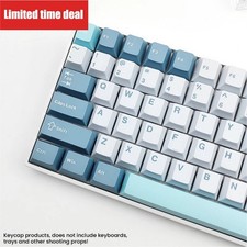 126 Key Double Shot PBT Cherry Keycaps for MX Switch GMK67 GMK87 GMK61 picture