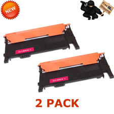 2 PK CLT-M406S MAGENTA HY Toner for Samsung CLP-365W CLX-3305W CLX-3305FW C410W picture