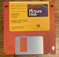 Vintage Kodak Picture Disk 1.44mb Floppy for IBM PC Computer *Tested Good* picture