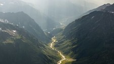 Landscape mountains switzerland nature Custom Gaming Mat Desk picture