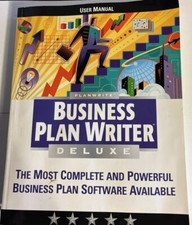 PLANWRITE BUSINESS PLAN WRITER DELUXE. 520 Pages PB & CD 2000. Book Is Clean. N picture