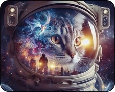 Astronaut Cat colorful Photo Art Designs  Mouse Pad picture