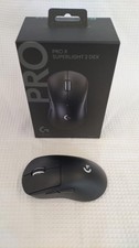 Logicool Pro X Superlight 2 DEX Wireless Mouse Black 60g Used picture