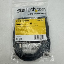 StarTech USB2HAB10 10ft USB 2.0 Certified A to B Cable Male To Male picture