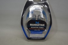 Manhattan Monitor Cable DVI-D Dual Link 1,8 / 6 ft. 381116 *New Unused* picture