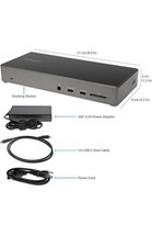 StarTech 4K 60Hz Quad Monitor DisplayPort & HDMI USBC Docking Station DK31C4DPPD picture