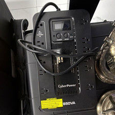 CyberPower 850VA Desktop/Freestanding UPS, 12 Outlets, Surge Protection, Black picture