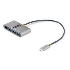 StarTech HB30C3A1GEA2 3-Port USB-C Hub with Ethernet, 3x USB-A, Gigabit Ethernet picture